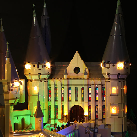 BrickBling - LED Licht Set für LEGO Harry Potter: Schloss Hogwarts (71043) inkl. Fernbedienung