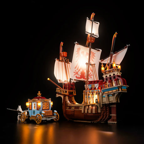 LED Licht Set für LEGO Harry Potter: Trimagisches Turnier - Die Ankunft (76440) inkl. Fernbedienung