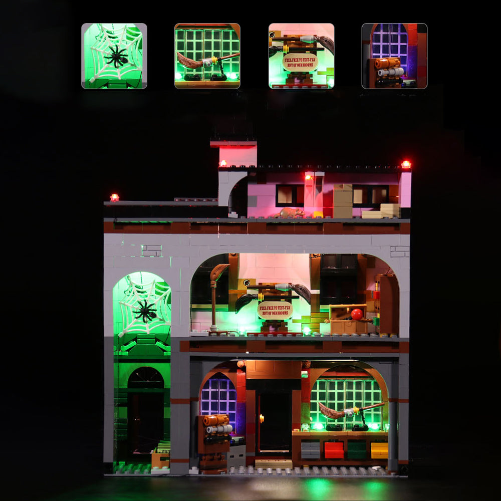 LED Licht Set für LEGO Harry Potter: Winkelgasse (75978) inkl. Fernbedienung