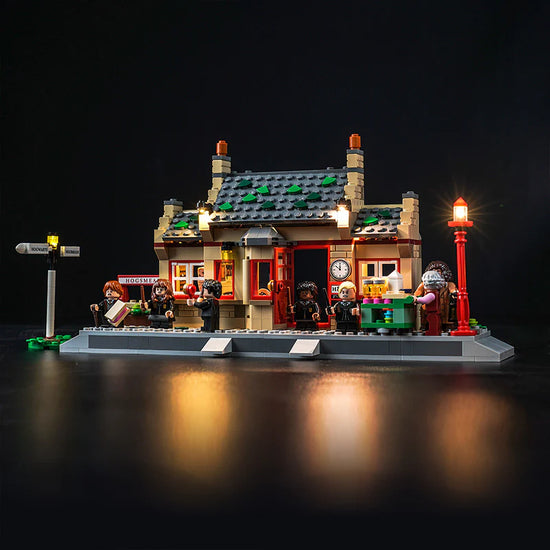 BrickBling - LED Licht Set für LEGO Hogwarts Express & der Bahnhof von Hogsmeade (76423) inkl. Fernbedienung