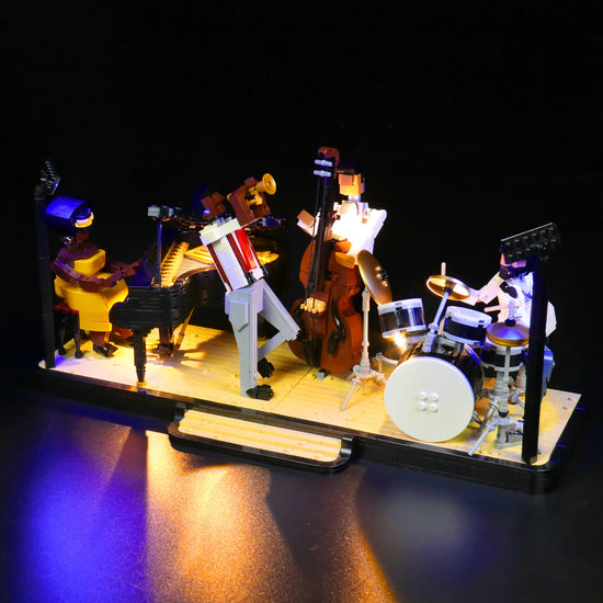 BrickBling - LED Licht Set für LEGO Jazz-Quartett (21334) inkl. Fernbedienung