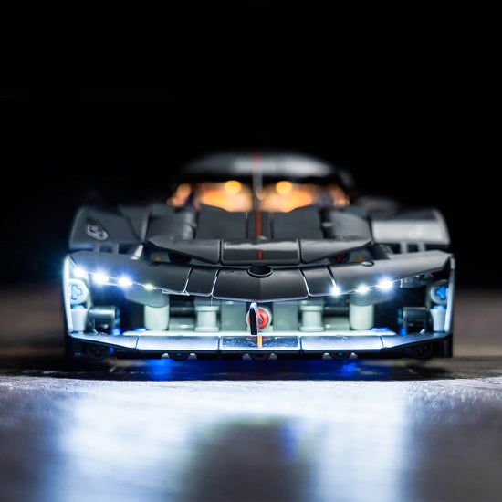 BrickBling - LED Licht Set für LEGO Koenigsegg: Jesko Absolut Supersportwagen (42173) inkl. Fernbedienung