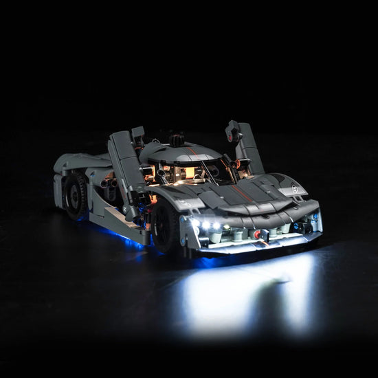 BrickBling - LED Licht Set für LEGO Koenigsegg: Jesko Absolut Supersportwagen (42173) inkl. Fernbedienung