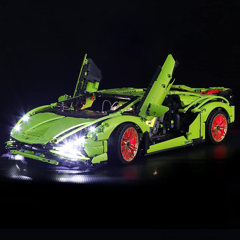 LED Licht Set für LEGO Lamborghini Sián FKP 37 (42115) inkl. Fernbedienung