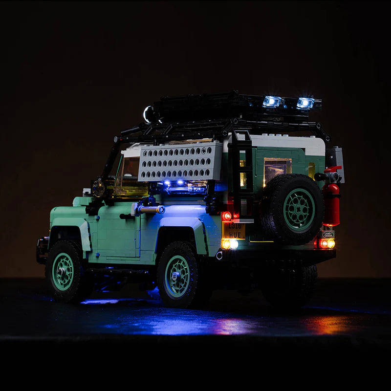 LED Licht Set für LEGO Land Rover Classic Defender 90 (10317) inkl. Fernbedienung