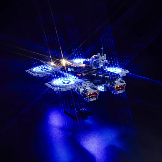 BrickBling - LED Licht Set für LEGO Marvel: Helicarrier der Avengers (76295)