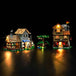 BrickBling - LED Licht Set für LEGO Mittelalterlicher Stadtplatz (10332) inkl. Fernbedienung