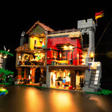 LED Licht Set für LEGO Mittelalterlicher Stadtplatz (10332) inkl. Fernbedienung