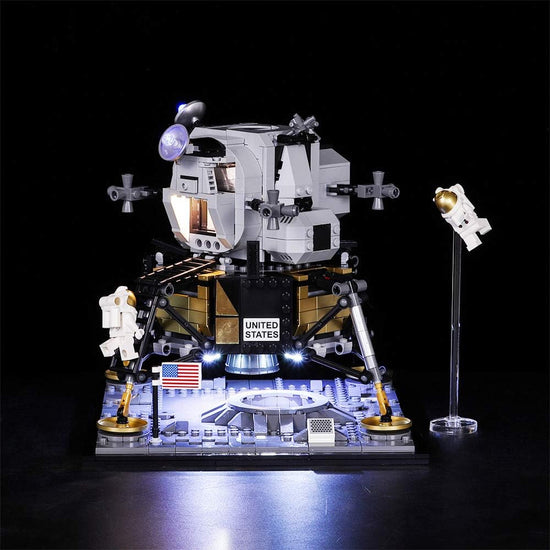 BrickBling - LED Licht Set für LEGO NASA: Apollo 11 Mondlandefähre (10266) inkl. Fernbedienung