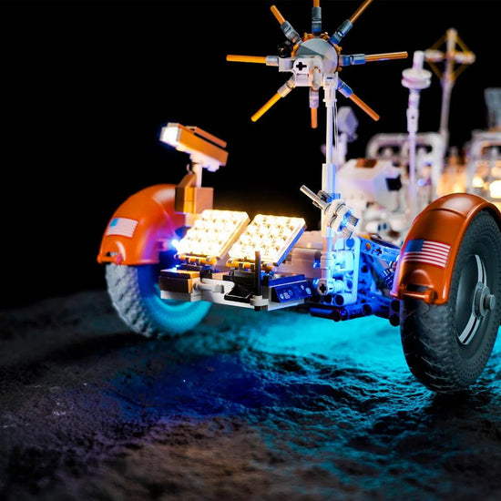 BrickBling - LED Licht Set für LEGO NASA: Apollo Lunar Roving Vehicle - LRV (42182) inkl. Fernbedienung