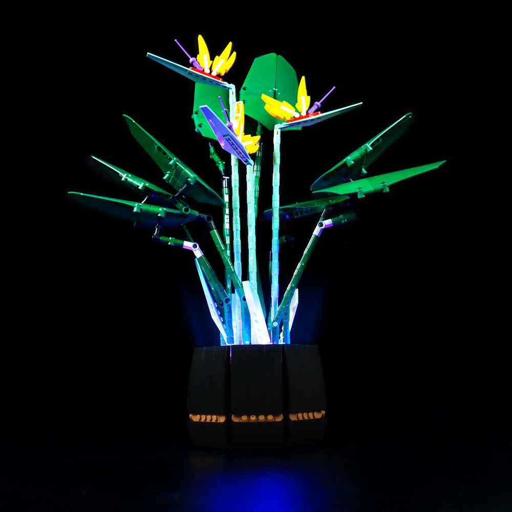 LED Licht Set für LEGO Creator Expert Paradiesvogelblume (10289) inkl. Fernbedienung
