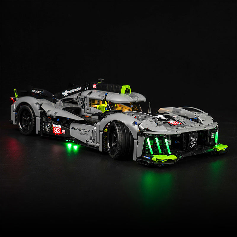 LED Licht Set für LEGO PEUGEOT 9X8 24H Le Mans Hybrid Hypercar (42156)