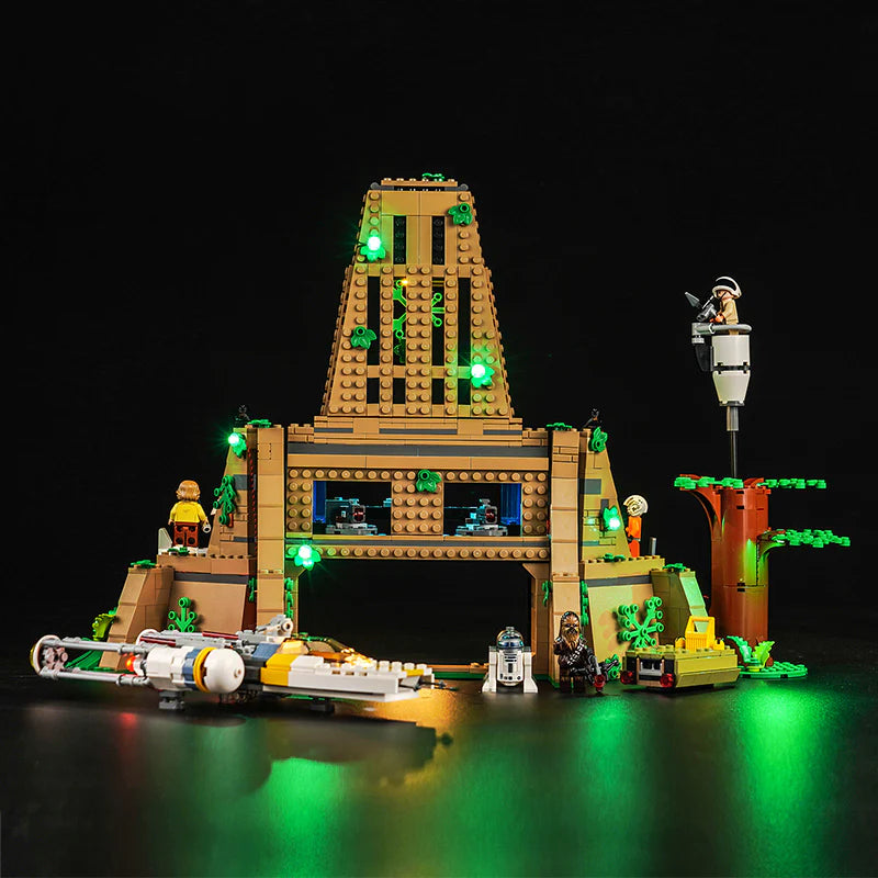 LED Licht Set für LEGO Rebellenbasis auf Yavin 4 (75365) inkl. Fernbedienung