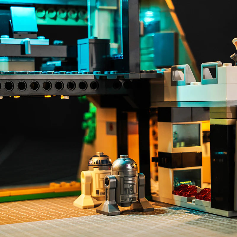 LED Licht Set für LEGO Rebellenbasis auf Yavin 4 (75365) inkl. Fernbedienung