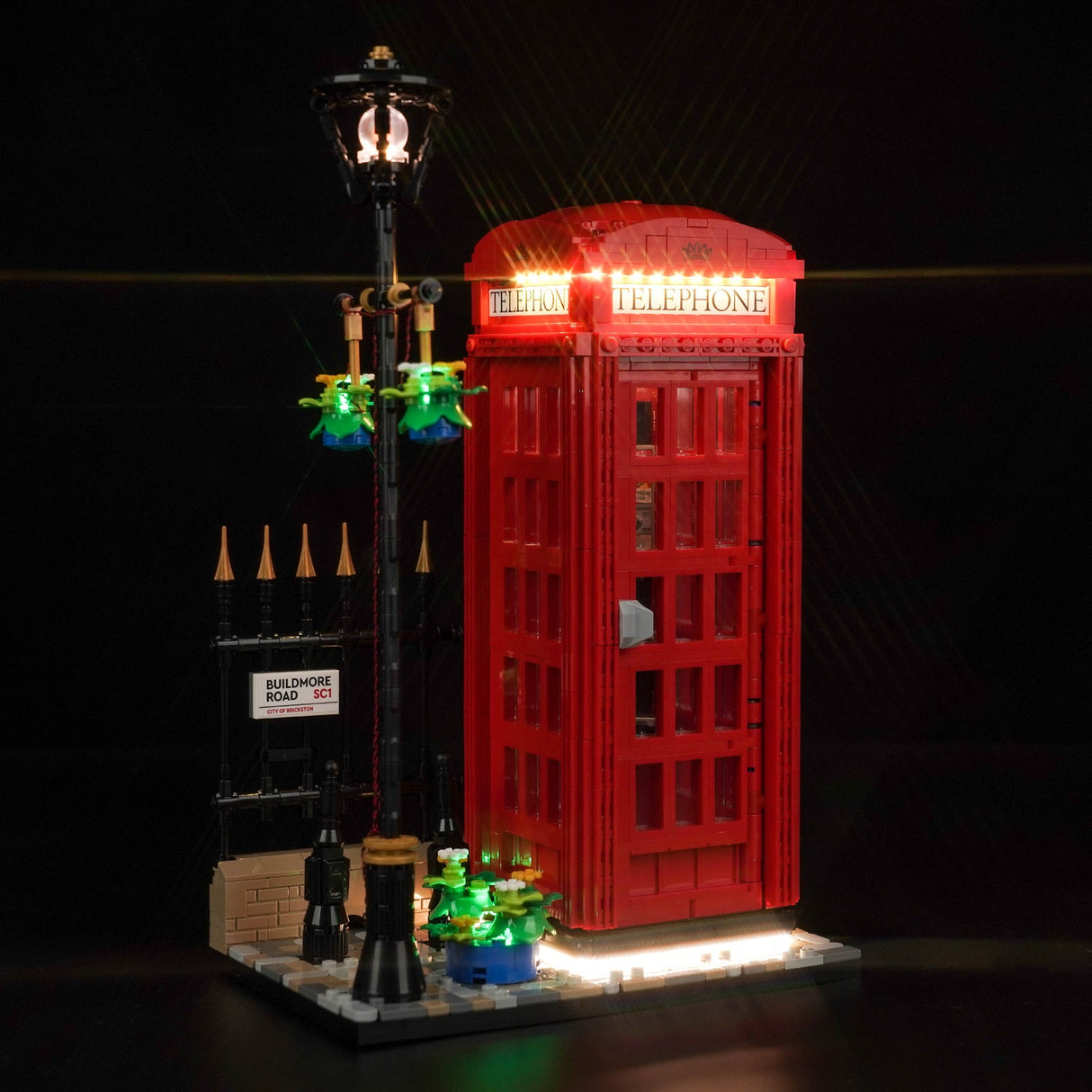 LED Licht Set für LEGO Rote Londoner Telefonzelle (21347)