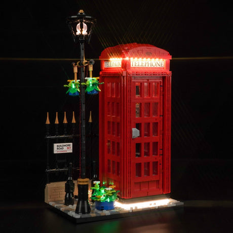 LED Licht Set für LEGO Rote Londoner Telefonzelle (21347)