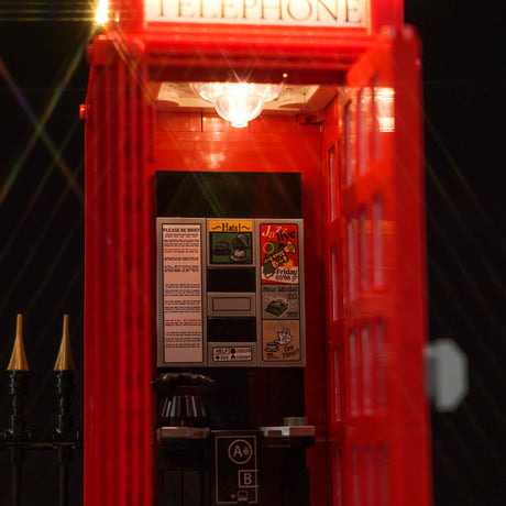 LED Licht Set für LEGO Rote Londoner Telefonzelle (21347)