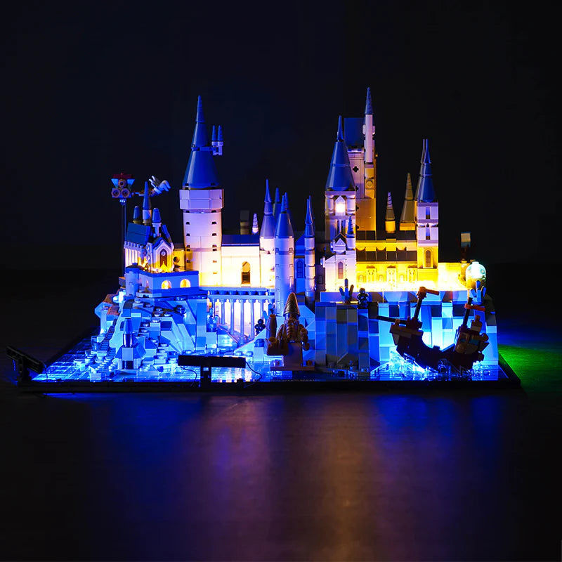 LED Licht Set für LEGO Schloss Hogwarts mit Schlossgelände (76419) inkl. Fernbedienung