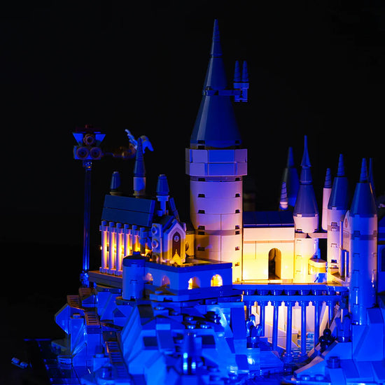 BrickBling - LED Licht Set für LEGO Schloss Hogwarts mit Schlossgelände (76419) inkl. Fernbedienung