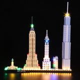 LED Licht Set für LEGO Skyline Series New York City (21028)