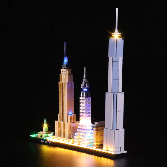 BrickBling - LED Licht Set für LEGO Skyline Series New York City (21028)