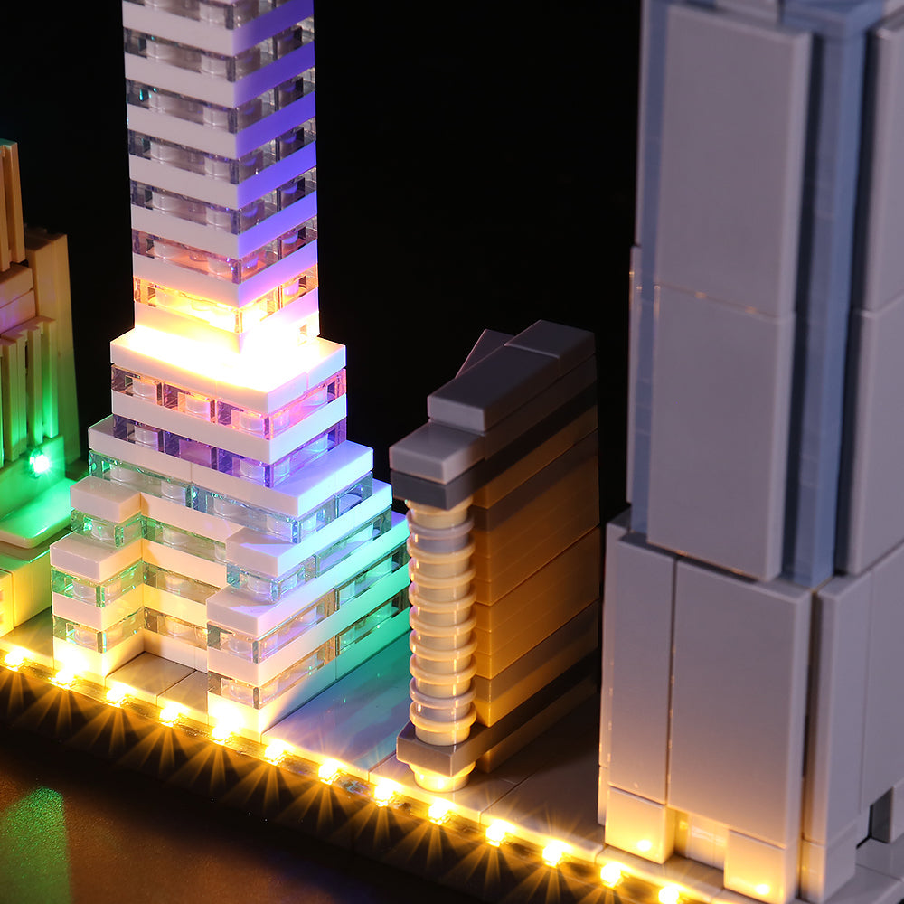 LED Licht Set für LEGO Skyline Series New York City (21028)