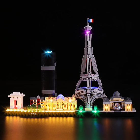 BrickBling - LED Licht Set für LEGO Skyline Series Paris (21044)