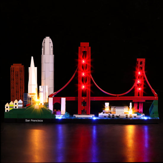 BrickBling - LED Licht Set für LEGO Skyline Series San Francisco (21043)