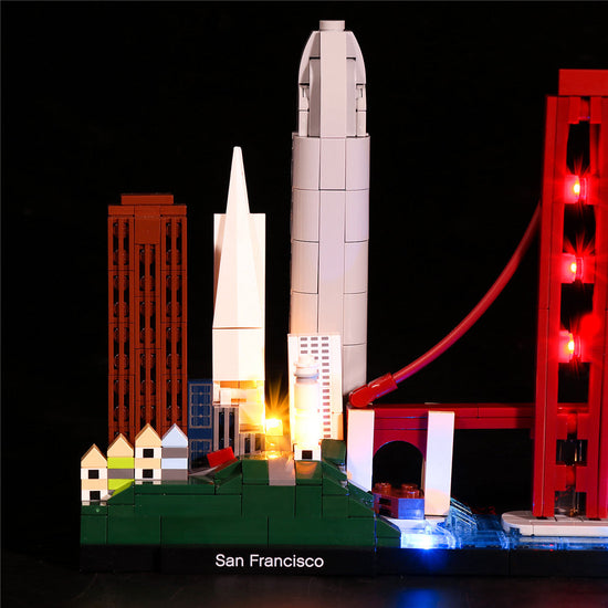 BrickBling - LED Licht Set für LEGO Skyline Series San Francisco (21043)