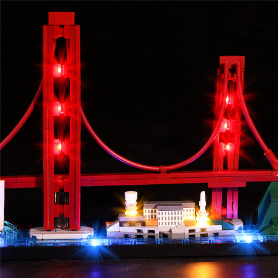 BrickBling - LED Licht Set für LEGO Skyline Series San Francisco (21043)