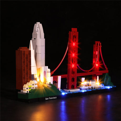 LED Licht Set für LEGO Skyline Series San Francisco (21043)