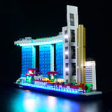 LED Licht Set für LEGO Skyline Series Singapur (21057)