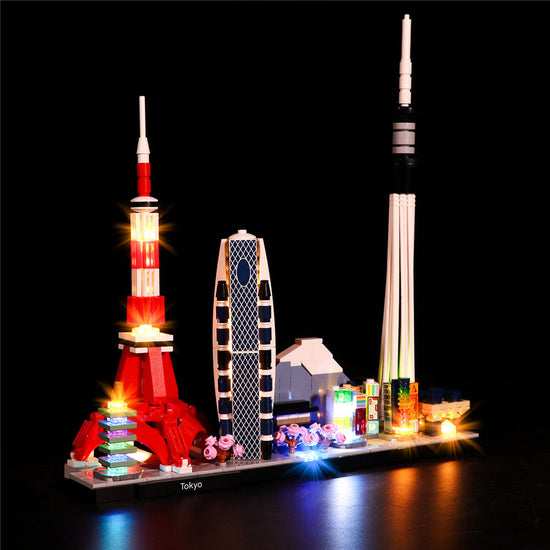 BrickBling - LED Licht Set für LEGO Skyline Series Tokio (21051)