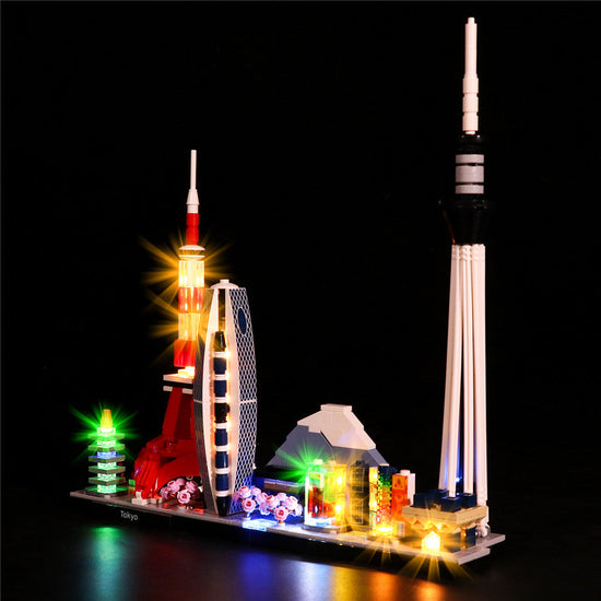 BrickBling - LED Licht Set für LEGO Skyline Series Tokio (21051)