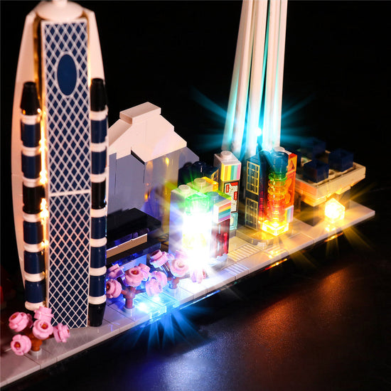 BrickBling - LED Licht Set für LEGO Skyline Series Tokio (21051)