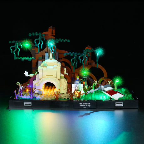LED Licht Set für LEGO Star Wars: Dagobah Jedi Training Diorama (75330)
