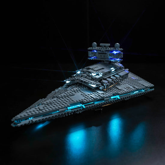 BrickBling - LED Licht Set für LEGO Star Wars: Imperialer Sternzerstörer (75394) inkl. Fernbedienung