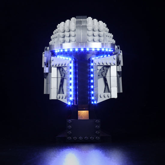 BrickBling - LED Licht Set für LEGO Star Wars: The Mandalorian Helm (75328)