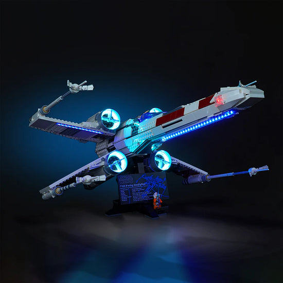 BrickBling - LED Licht Set für LEGO Star Wars: X-Wing Starfighter (75355) inkl. Fernbedienung