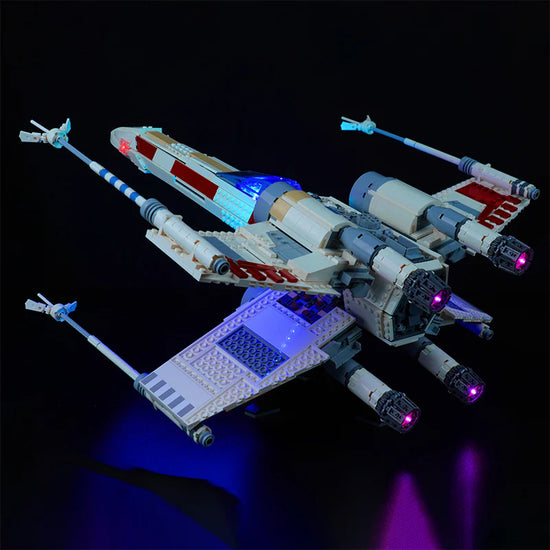 BrickBling - LED Licht Set für LEGO Star Wars: X-Wing Starfighter (75355) inkl. Fernbedienung