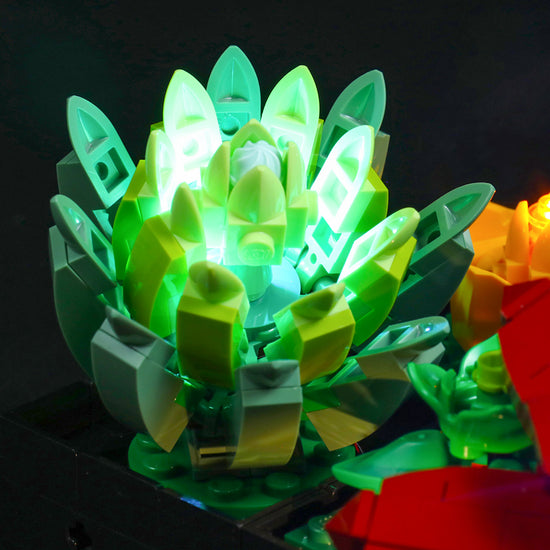 BrickBling - LED Licht Set für LEGO Creator Expert Sukkulenten (10309)