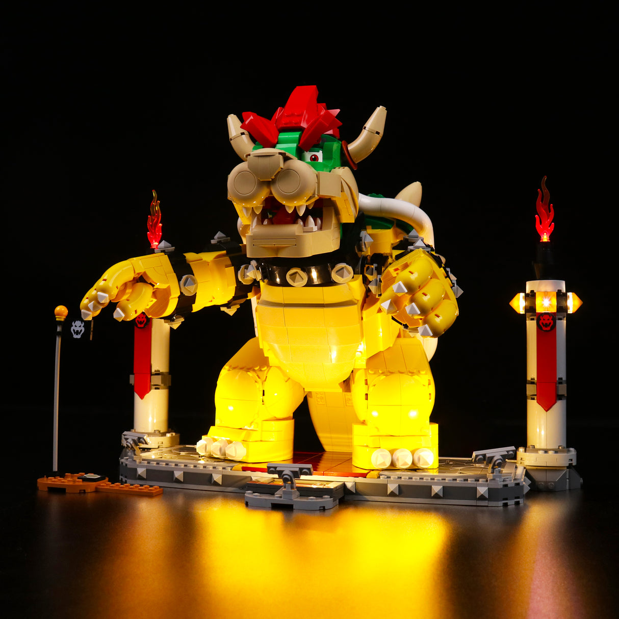 LED Licht Set für LEGO Super Mario: The Mighty Bowser (71411) inkl. Fernbedienung