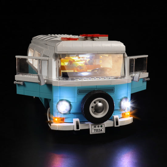 BrickBling - LED Licht Set für LEGO VW T2 Camper Van (10279) inkl. Fernbedienung