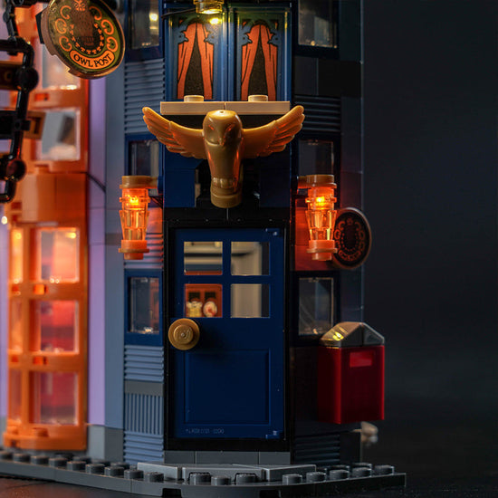 BrickBling - LED Licht Set für LEGO Winkelgasse: Weasleys Zauberhafte Zauberscherze (76422)