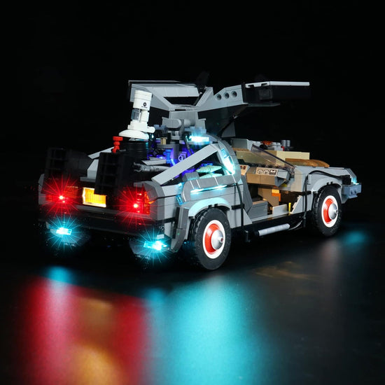 BrickBling - LED Licht Set für LEGO Zurück in die Zukunft: DeLorean - Die Zeitmaschine (10300) inkl. Fernbedienung