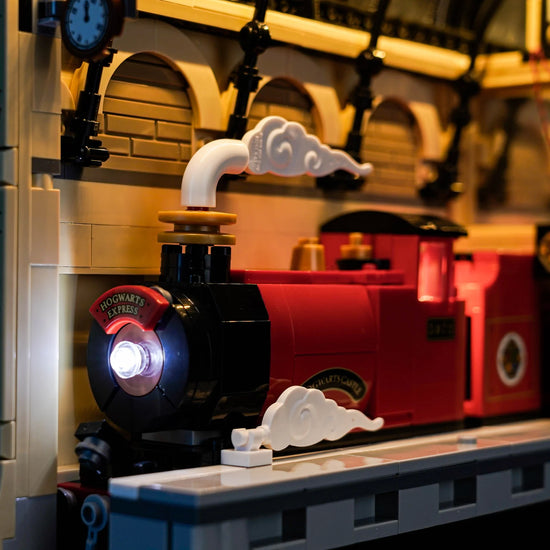 BrickBling - LED Licht Set für LEGO Harry Potter: Buchstütze: Hogwarts™ Express (76450) inkl. Fernbedienung