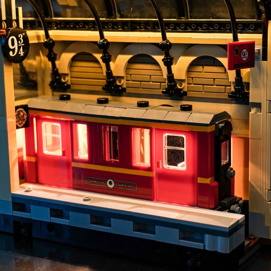 BrickBling - LED Licht Set für LEGO Harry Potter: Buchstütze: Hogwarts™ Express (76450) inkl. Fernbedienung