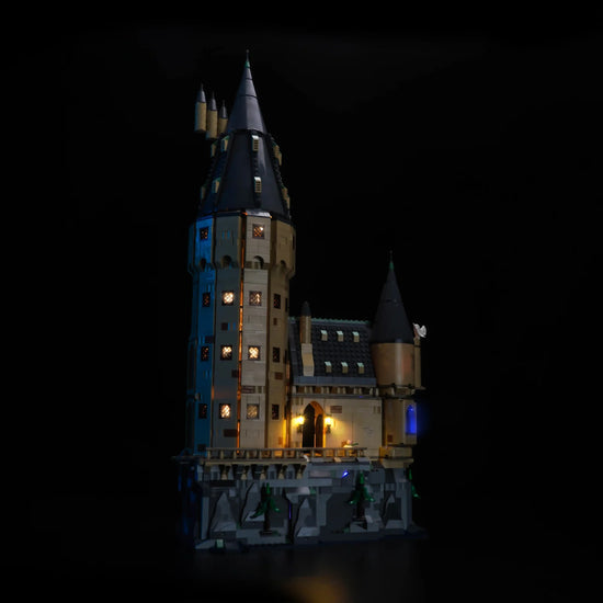 BrickBling - LED Licht Set für LEGO Harry Potter: Schloss Hogwarts™: Der Hauptturm (76454) inkl. Fernbedienung