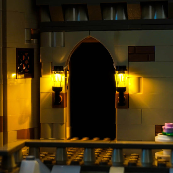 BrickBling - LED Licht Set für LEGO Harry Potter: Schloss Hogwarts™: Der Hauptturm (76454) inkl. Fernbedienung