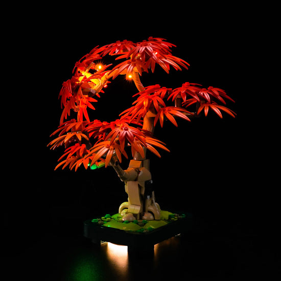BrickBling - LED Licht Set für LEGO Japanischer Roter Ahorn - Bonsai-Baum (10348)